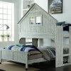 Club House Tall Loft With Full Caster Bed - Donco 007D_008-FD