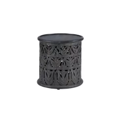 Indie Side Table Dark Gray - Linon D1428A21STDGRY -Home Haven Deals 110 d1428a21stdgry 3