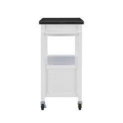 SYDNEY KITCHEN CART WHITE - Linon KI106WHT01U -Home Haven Deals 110 ki106wht01u 3