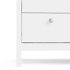 Madrid 5 Drawer Chest In White - Tvilum 796784949 -Home Haven Deals 115 796784949 4