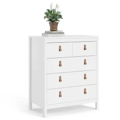 Madrid 5 Drawer Chest In White - Tvilum 796784949 -Home Haven Deals 115 796784949 7