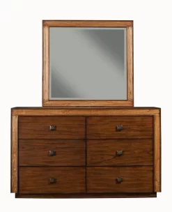 Jimbaran Bay 6 Drawer Dresser In Tobacco - Alpine Furniture ORI-811-03