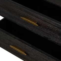 Baly Acacia Mid-Century 2 Drawer Night Stand - Armen Living LCLFLABR -Home Haven Deals 118 lclflabr 8