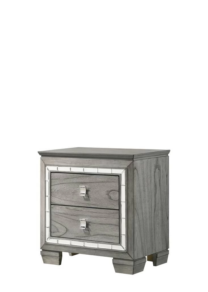 ACME Antares Nightstand, Light Gray Oak - Acme 21823 1 ACME Antares Nightstand, Light Gray Oak - Acme 21823