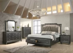 Kaitlyn Chest In Metallic Gray - Acme Furniture 27286