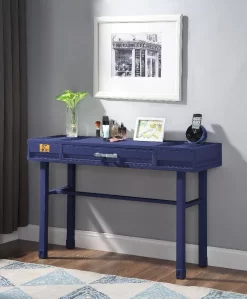 Cargo Vanity Desk In Blue - Acme Furniture 35939