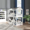 Nadine Cottage Bunk Bed (Twin/Twin) In Weathered White & Washed Gray - Acme Furniture 37665