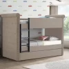Romana II Bunk Bed & Trundle (Twin/Twin) In Beige Fabric - Acme Furniture 37850
