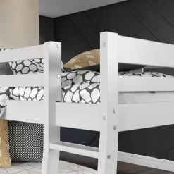Manoela Triple Twin/Twin/Twin Bunk Bed In White Finish - Acme Furniture BD01374 10 Manoela Triple Twin/Twin/Twin Bunk Bed In White Finish - Acme Furniture BD01374 -Home Haven Deals 156 bd01374 3