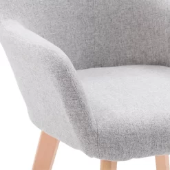 CorLiving LDL-101-C Ayla Upholstered Side Chair In Light Gray - LDL-101-C -Home Haven Deals 157 ldl 101 c 9