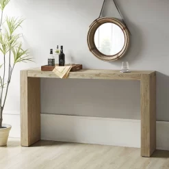 INK+IVY Monterey Console Table In Natural - Olliix II120-0459