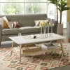 Madison Park Parker Coffee Table In Off-White/Natural - Olliix MP120-1063