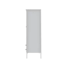 Crown Full Wardrobe With Hanging And 2 Drawers In White - Manhattan Comfort 167GMC1 -Home Haven Deals 167gmc1 f