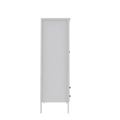 Crown Full Wardrobe With Hanging And 2 Drawers In White - Manhattan Comfort 167GMC1 -Home Haven Deals 167gmc1 h
