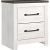 Signature Design Gerridan Two Drawer Night Stand - Ashley Furniture B1190-92
