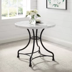 Madeleine 32" Round Dining Table Matte Black - Crosley CF2007-MB