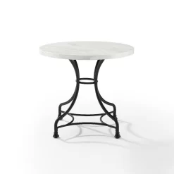 Madeleine 32" Round Dining Table Matte Black - Crosley CF2007-MB -Home Haven Deals 174 cf2007 mb w2
