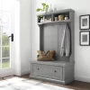 Seaside Hall Tree Distressed Gray - Crosley CF6006-GY