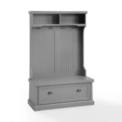 Seaside Hall Tree Distressed Gray - Crosley CF6006-GY -Home Haven Deals 174 cf6006 gy w1