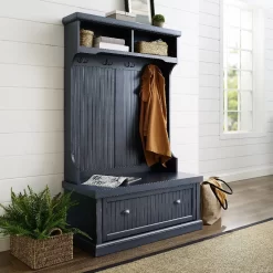 Seaside Hall Tree Distressed Navy - Crosley CF6006-NV