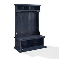 Seaside Hall Tree Distressed Navy - Crosley CF6006-NV -Home Haven Deals 174 cf6006 nv w2