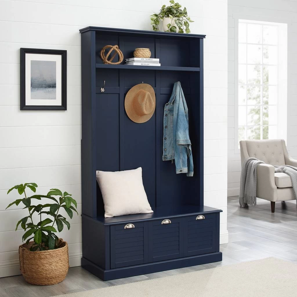 Ellison Hall Tree Navy - Crosley CF6024-NV 1 Ellison Hall Tree Navy - Crosley CF6024-NV