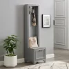 Tara Hall Tree Distressed Gray - Crosley CF6029-GY