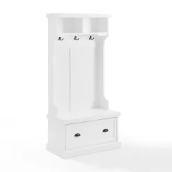 Shoreline Hall Tree White - Crosley CF6030-WH -Home Haven Deals 174 cf6030 wh w1