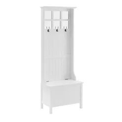 Plymouth Hall Tree White - Crosley CF6035-WH -Home Haven Deals 174 cf6035 wh n1