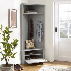 Ellison Corner Hall Tree - Crosley CF6038-GY 12 Ellison Corner Hall Tree - Crosley CF6038-GY -Home Haven Deals 174 cf6038 gy 3