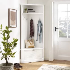 Ellison Corner Hall Tree - Crosley CF6038-WH