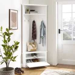 Ellison Corner Hall Tree - Crosley CF6038-WH -Home Haven Deals 174 cf6038 wh 3