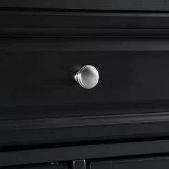 Lafayette Granite Top Full Size Kitchen Island/Cart Black/White - Crosley KF30005BBK -Home Haven Deals 174 kf30005bbk z1