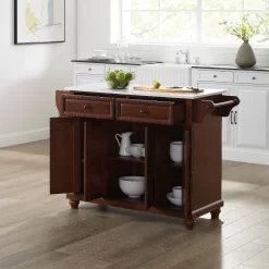 Cambridge Granite Top Full Size Kitchen Island/Cart Mahogany/White - Crosley KF30005DMA 19 Cambridge Granite Top Full Size Kitchen Island/Cart Mahogany/White - Crosley KF30005DMA -Home Haven Deals 174 kf30005dma e2