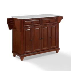 Cambridge Granite Top Full Size Kitchen Island/Cart Mahogany/White - Crosley KF30005DMA 22 Cambridge Granite Top Full Size Kitchen Island/Cart Mahogany/White - Crosley KF30005DMA -Home Haven Deals 174 kf30005dma w1
