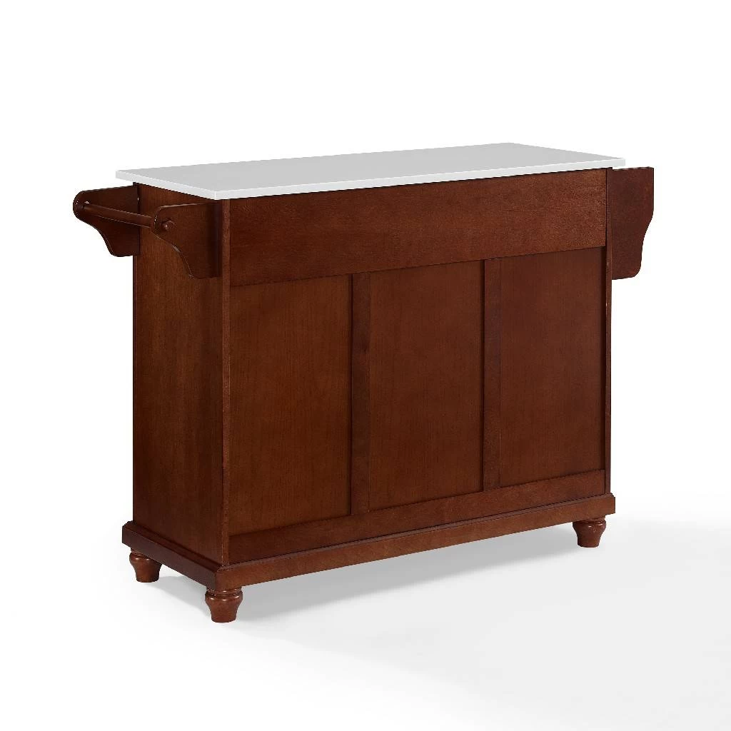 Cambridge Granite Top Full Size Kitchen Island/Cart Mahogany/White - Crosley KF30005DMA 9 Cambridge Granite Top Full Size Kitchen Island/Cart Mahogany/White - Crosley KF30005DMA - Image 9