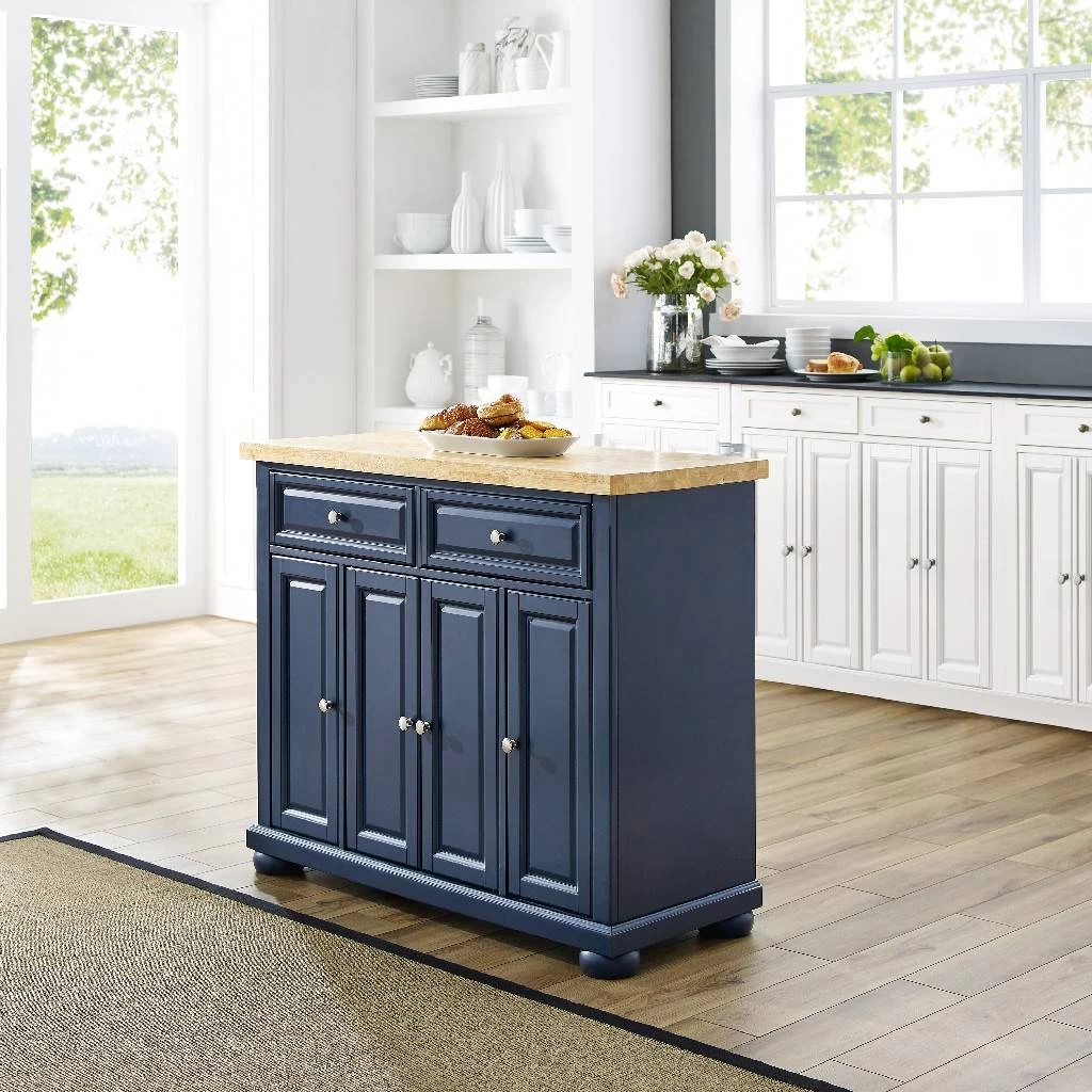 Madison Kitchen Island Navy - Crosley KF30031ANV 1 Madison Kitchen Island Navy - Crosley KF30031ANV