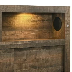 Beckett Twin Bookcase Panel Bed W/ Bluetooth - Picket House Furnishings BY520TB -Home Haven Deals 177 by520tb 10