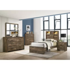 Beckett Twin Bookcase Panel Bed W/ Bluetooth - Picket House Furnishings BY520TB -Home Haven Deals 177 by520tb 4