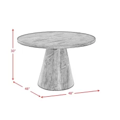 Picket House Furnishings Odette White Round Dining Table Complete In White - Picket House Furnishings D.1157.RDTC -Home Haven Deals 177 d.1157.rdtc 9