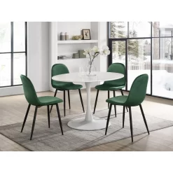 Isla 42" Round Dining Table In White - Picket House Furnishings D.8870.DTE -Home Haven Deals 177 d.8870.dte 5