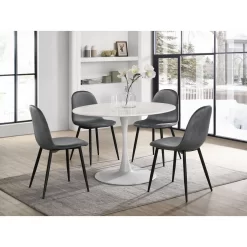 Isla 42" Round Dining Table In White - Picket House Furnishings D.8870.DTE -Home Haven Deals 177 d.8870.dte 6