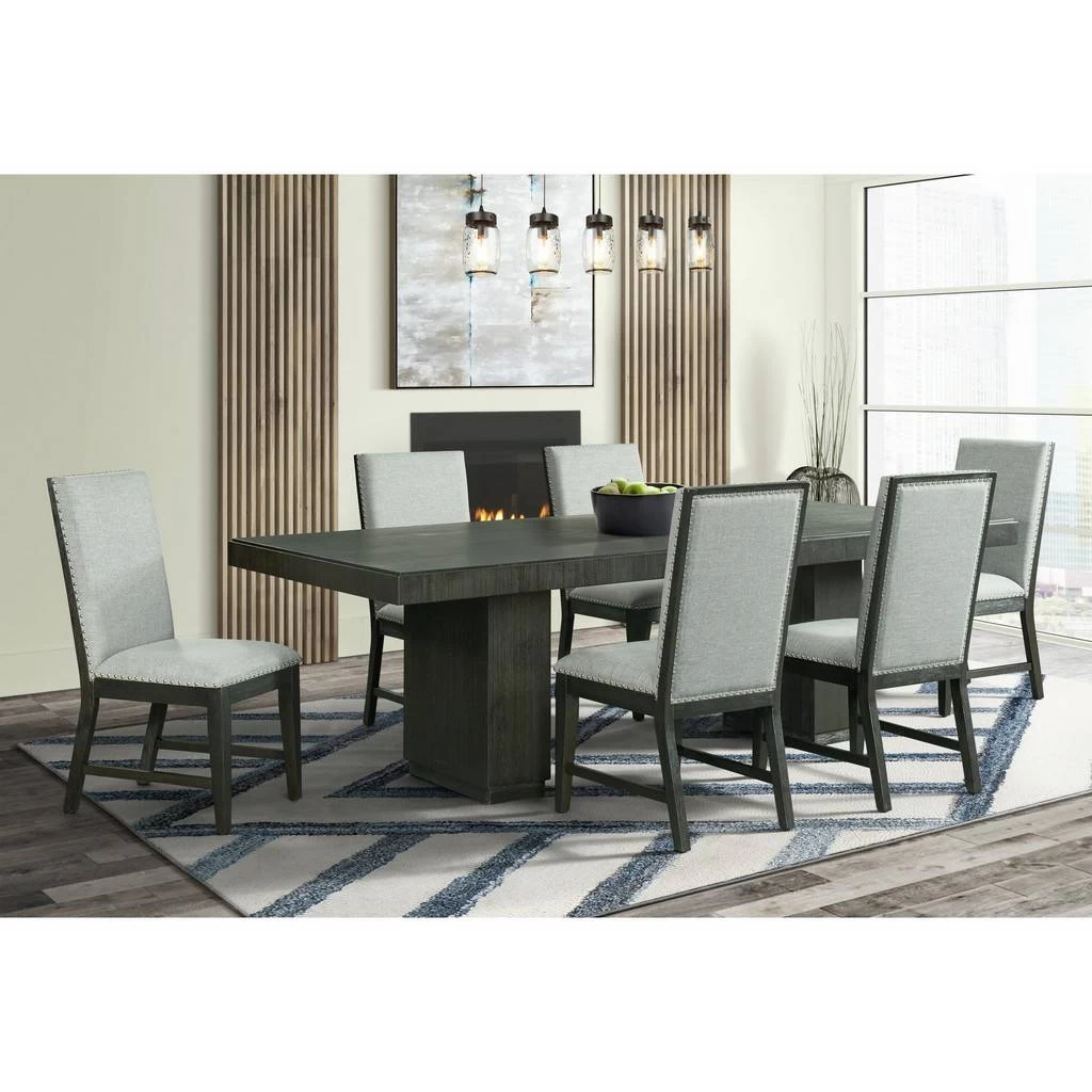 Holden Rectangular Standard Height Dining Table In Black - Picket House Furnishings DDV100DT 4 Holden Rectangular Standard Height Dining Table In Black - Picket House Furnishings DDV100DT - Image 4