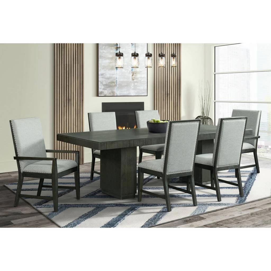 Holden Rectangular Standard Height Dining Table In Black - Picket House Furnishings DDV100DT 11 Holden Rectangular Standard Height Dining Table In Black - Picket House Furnishings DDV100DT - Image 11