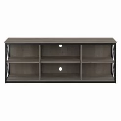 Kathy Ireland Home By Bush Furniture City Park 60W Industrial TV Stand For 70 Inch TV In Driftwood Gray - Bush Furniture CPV160DG-03 -Home Haven Deals 18 cpv160dg 4