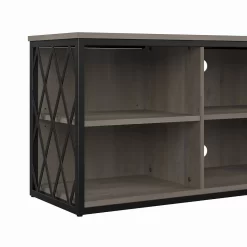 Kathy Ireland Home By Bush Furniture City Park 60W Industrial TV Stand For 70 Inch TV In Driftwood Gray - Bush Furniture CPV160DG-03 -Home Haven Deals 18 cpv160dg 8