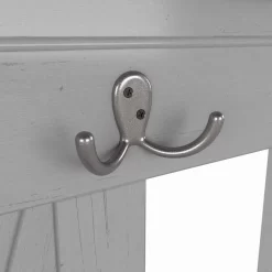 Bush Furniture Key West Hall Tree With Shoe Storage Bench In Cape Cod Gray - KWS166CG-03 -Home Haven Deals 18 kws166cg 03 04