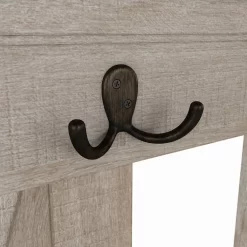 Bush Furniture Key West Hall Tree With Shoe Storage Bench In Washed Gray - KWS166WG-03 -Home Haven Deals 18 kws166wg 03 04