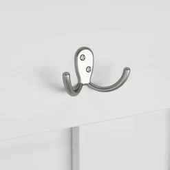 Bush Furniture Salinas Hall Tree With Shoe Storage Bench In Pure White And Shiplap Gray - Bush Furniture SAS532G2W-03 -Home Haven Deals 18 sas532g2w 03 4