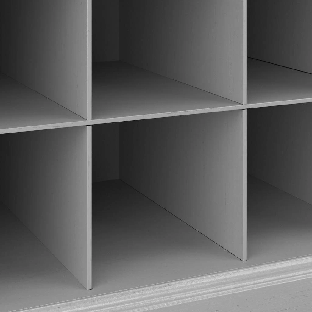 Kathy Ireland® Home By Bush Furniture Woodland 40W Hall Tree And Shoe Storage Bench With Shelves In Cape Cod Gray - Bush Furniture WDL002CG 5 Kathy Ireland® Home By Bush Furniture Woodland 40W Hall Tree And Shoe Storage Bench With Shelves In Cape Cod Gray - Bush Furniture WDL002CG - Image 5
